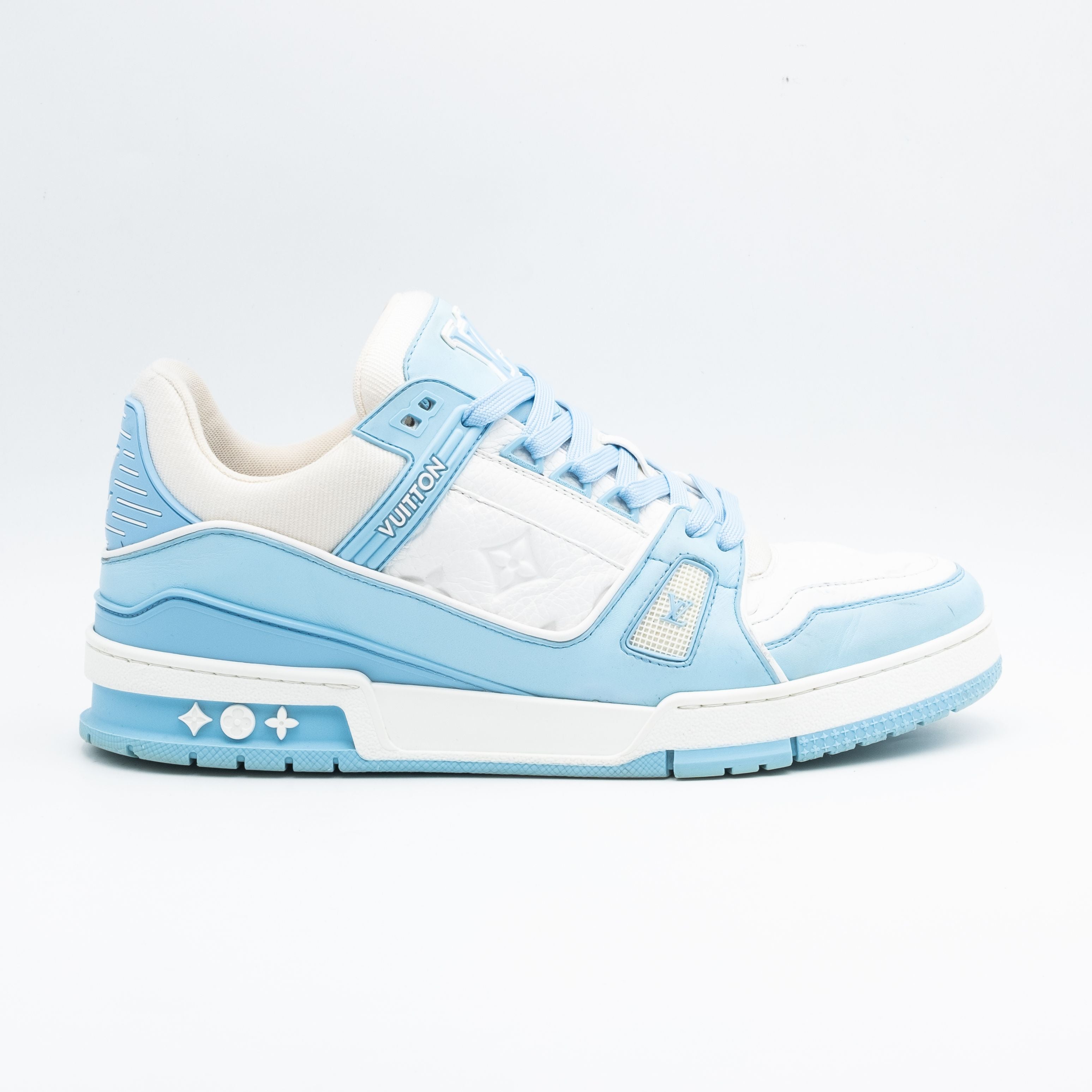 Louis Vuitton Trainer Low White Sky Blue