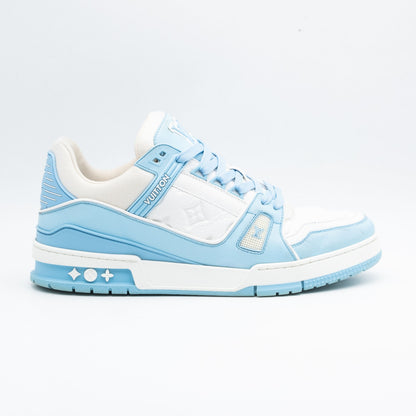 Louis Vuitton Trainer Low White Sky Blue