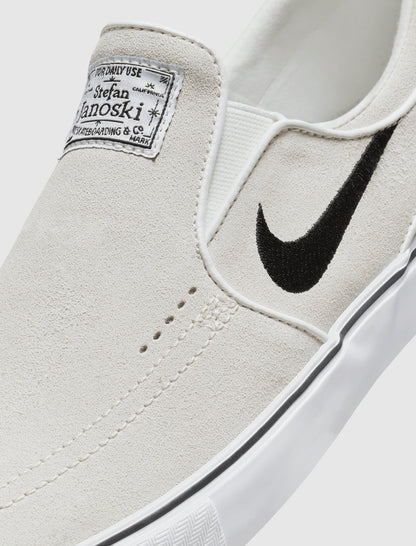 SB JANOSKI+ SLIP "WHITE/BLACK"