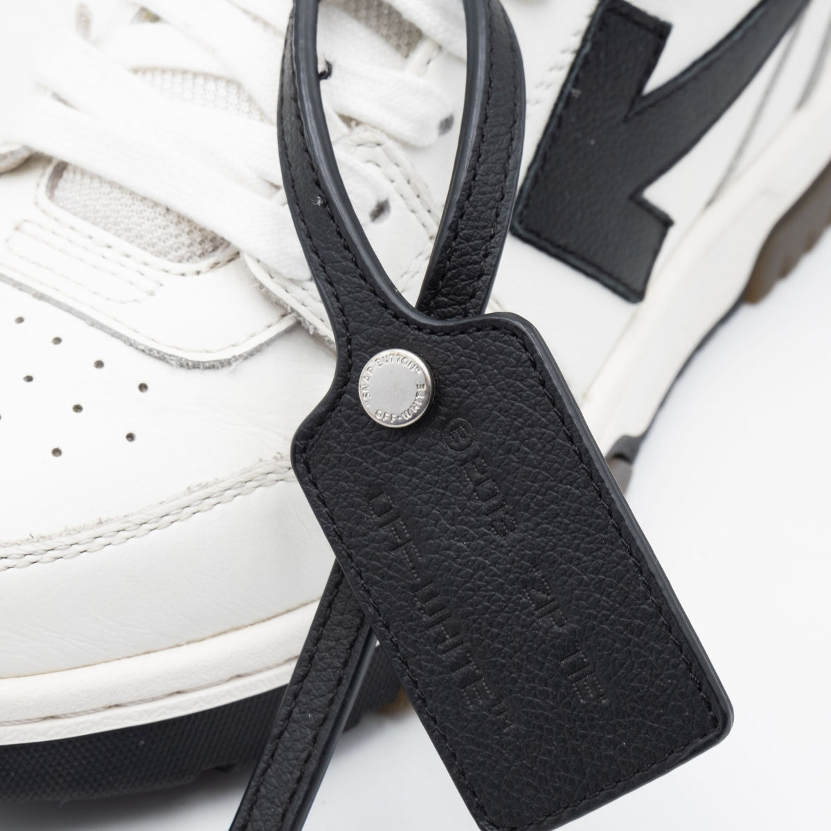 Off-White Out Of Office Low Tops Black White Blue
