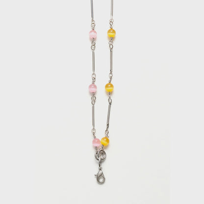 Our Legacy Fabricated Pearl Bracelet - Marbled Nectar Brass Link