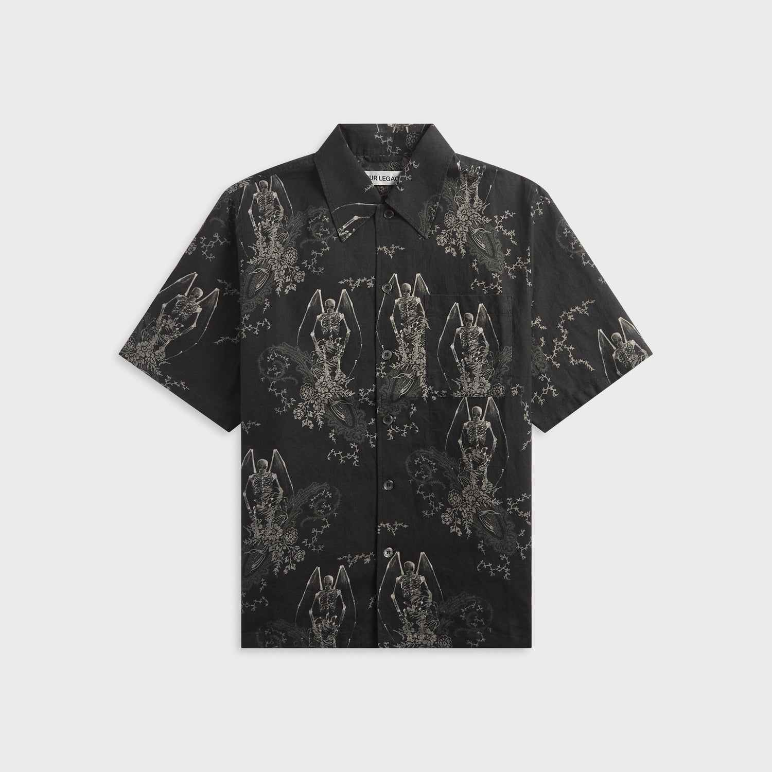 Our Legacy Every Short Sleeve Shirt - Death Paisley Print