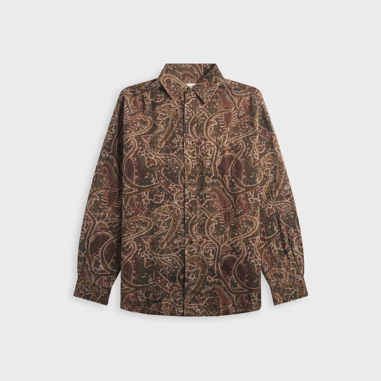 Our Legacy Vast Shirt - Overdyed Snake Paisley Print