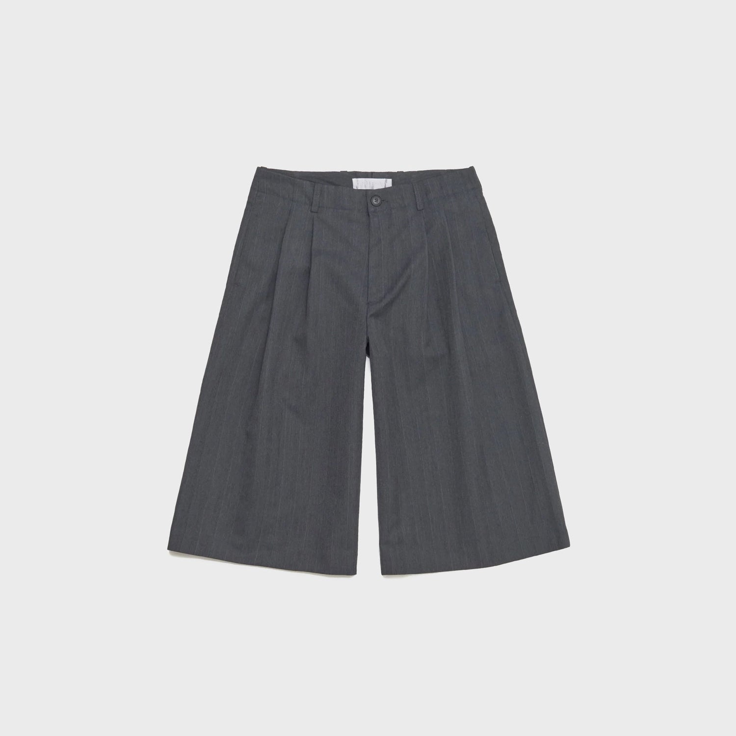 Our Legacy Split Short - Shark Pinstripe