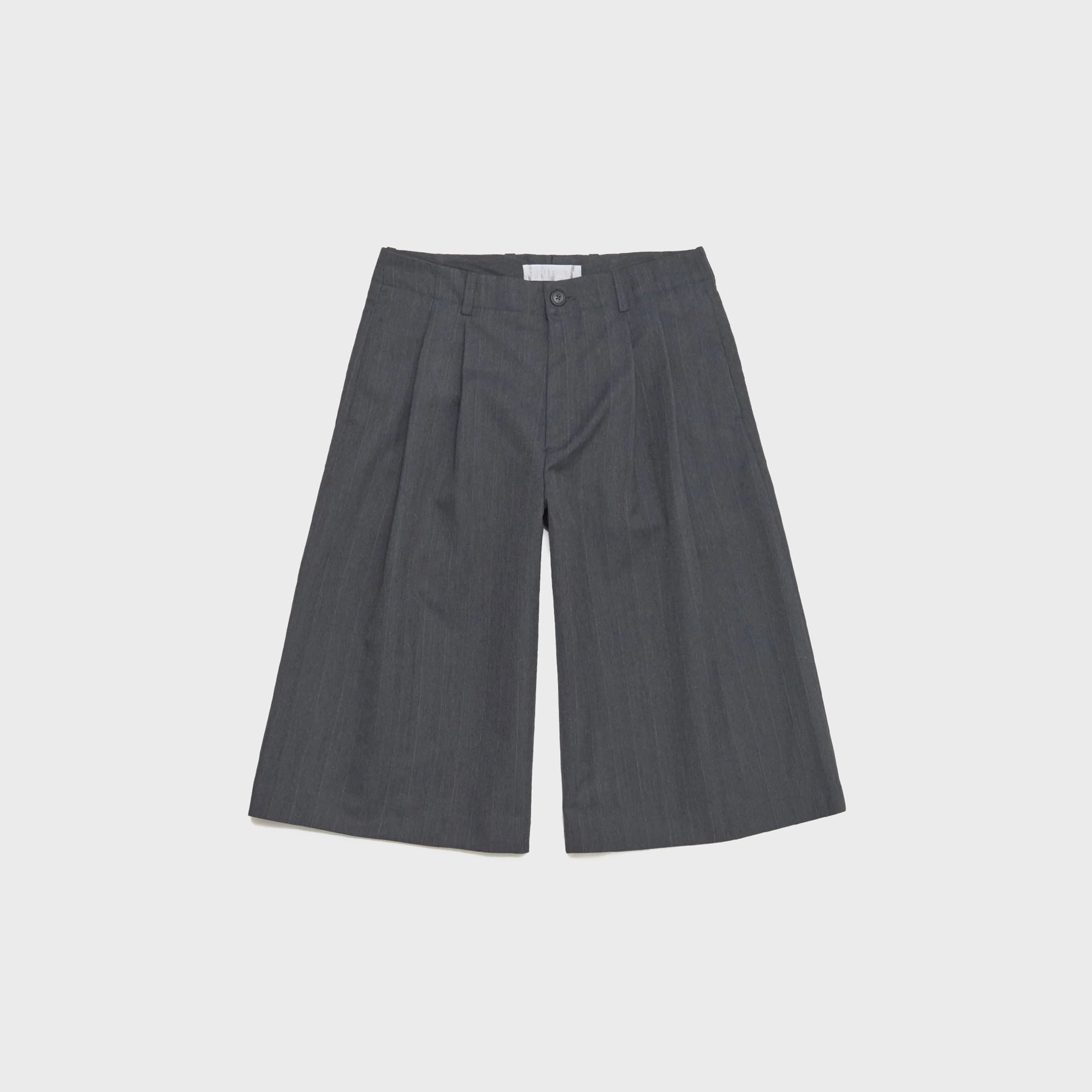 Our Legacy Split Short - Shark Pinstripe