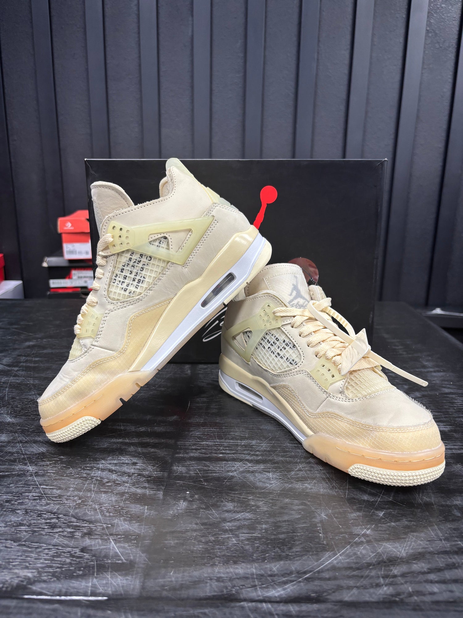 Jordan 4 Retro Off-White Sail (Women&