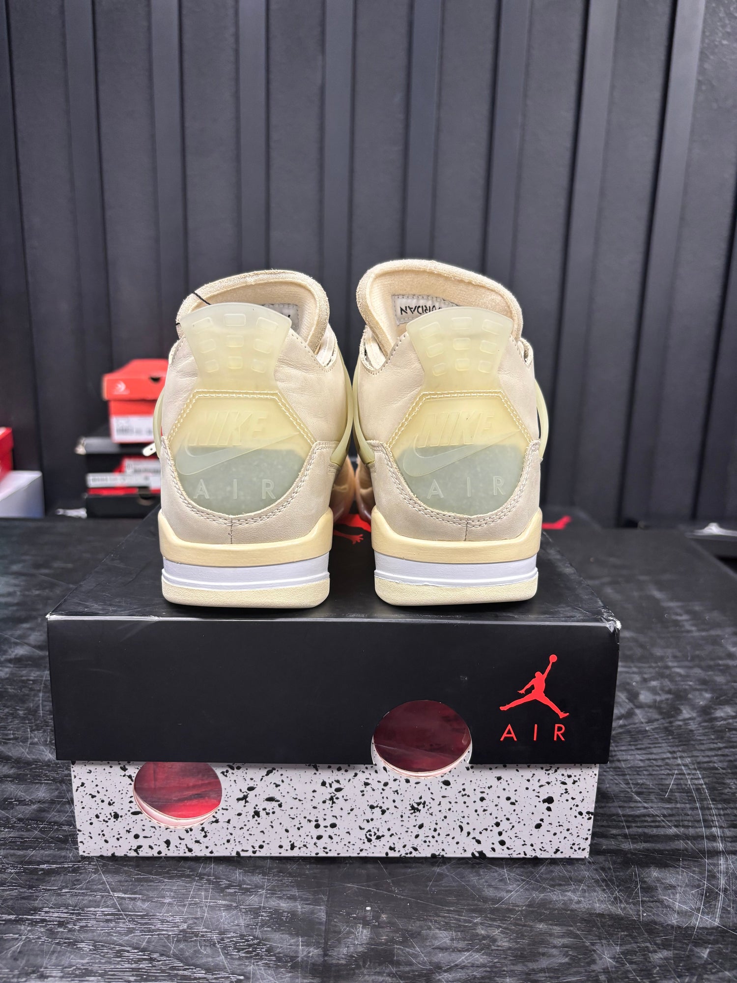 Jordan 4 Retro Off-White Sail (Women&