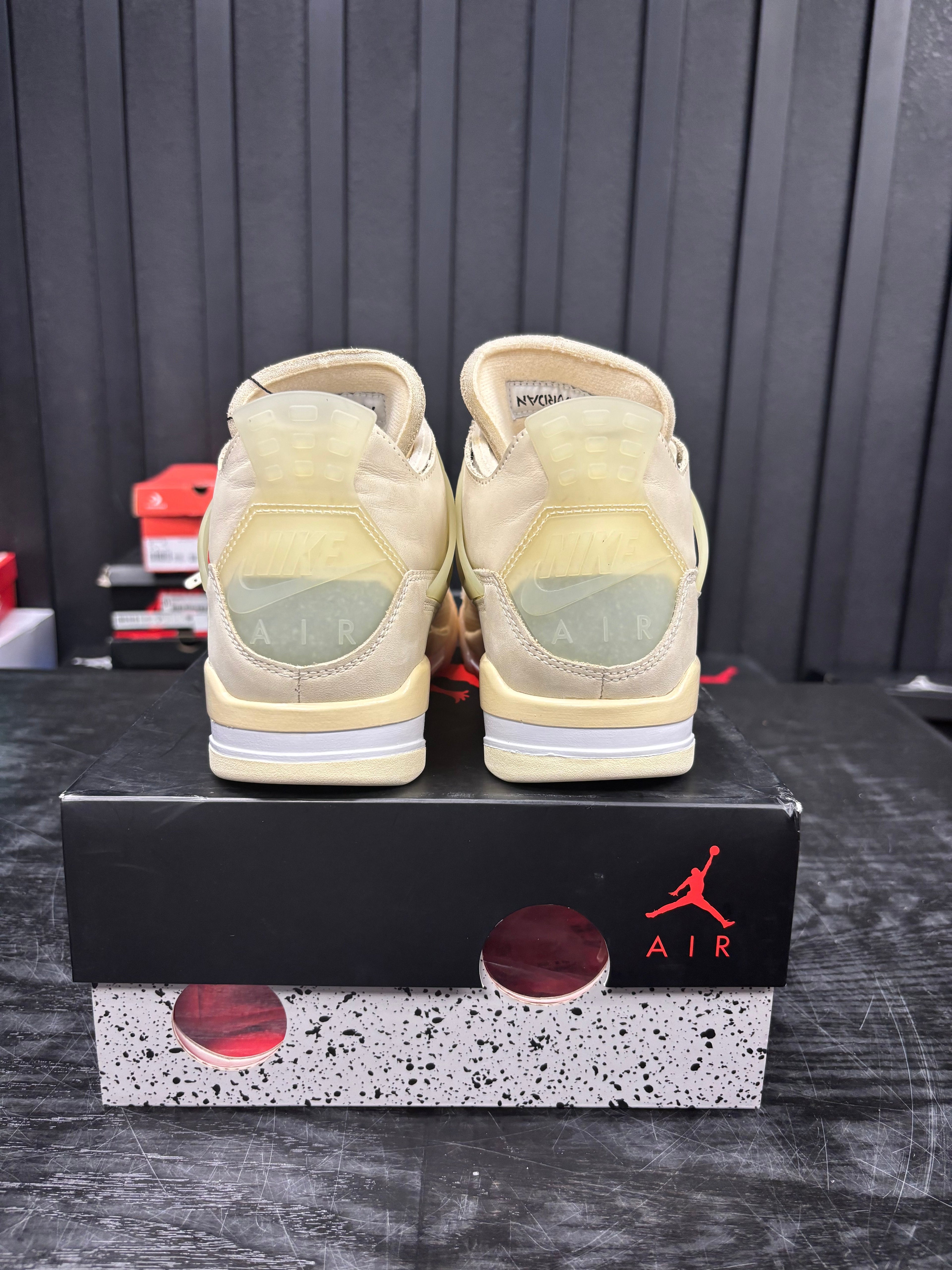 Jordan 4 Retro Off-White Sail (Women&