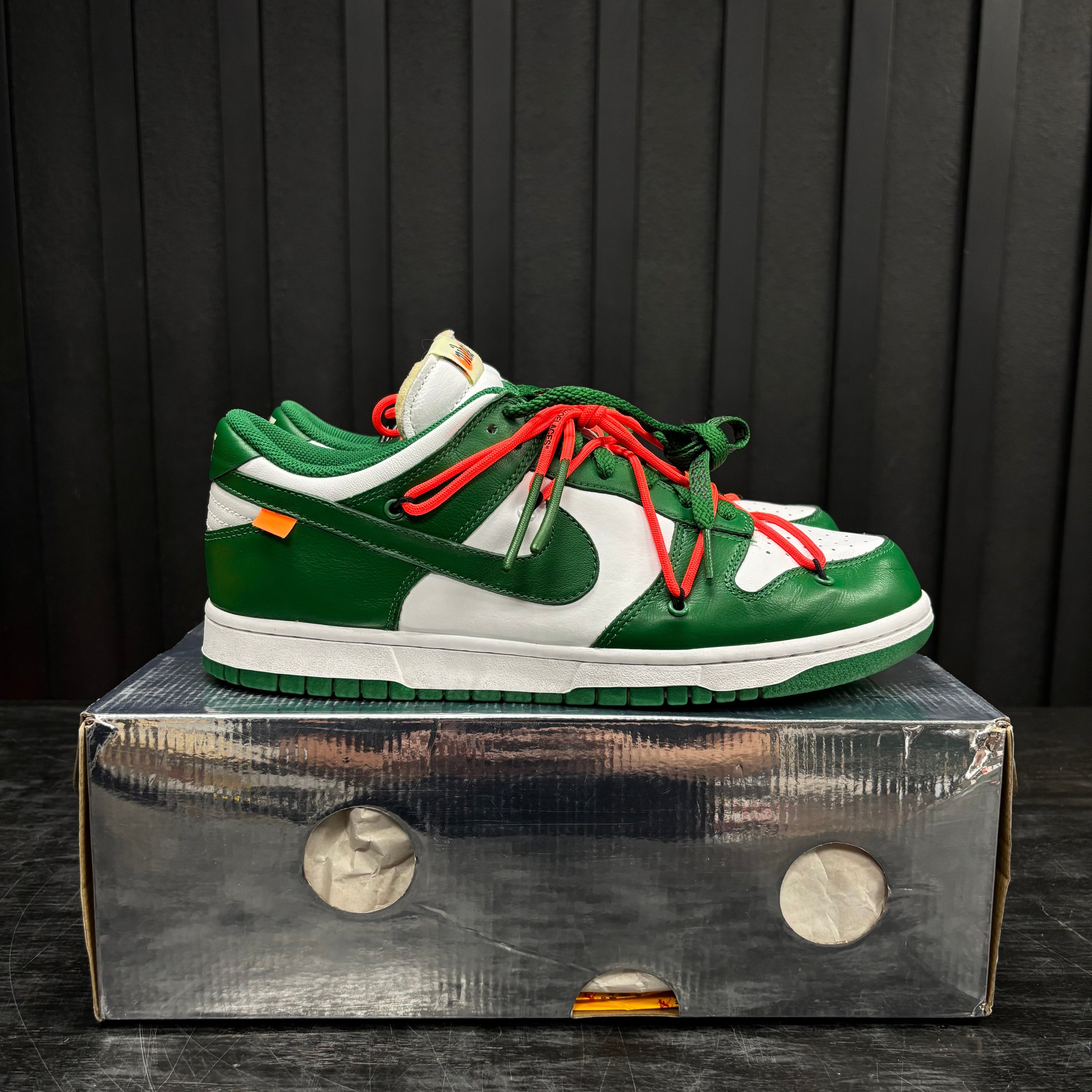 Nike Dunk Low Off-White Pine Green - Used - 4394