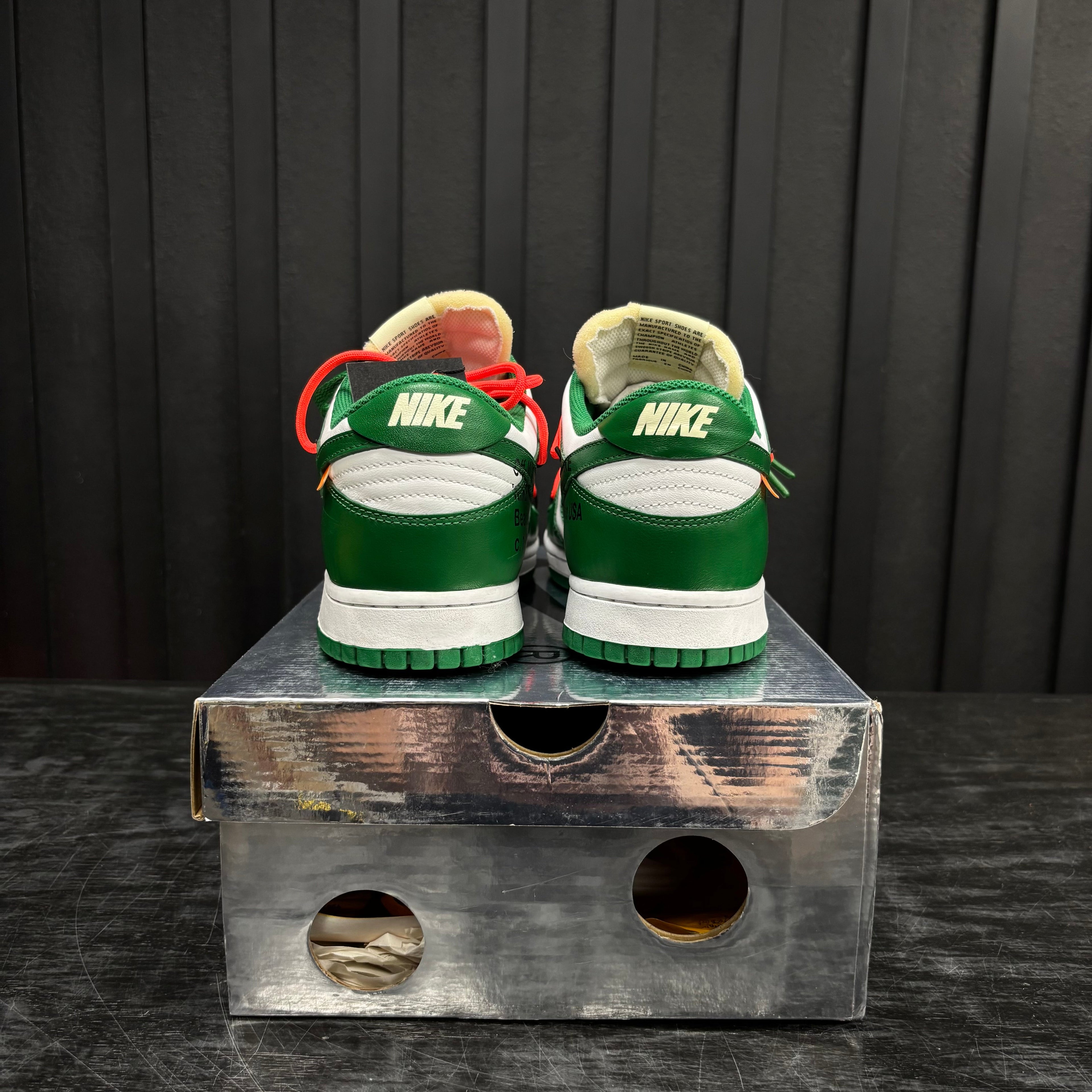 Nike Dunk Low Off-White Pine Green - Used - 4394