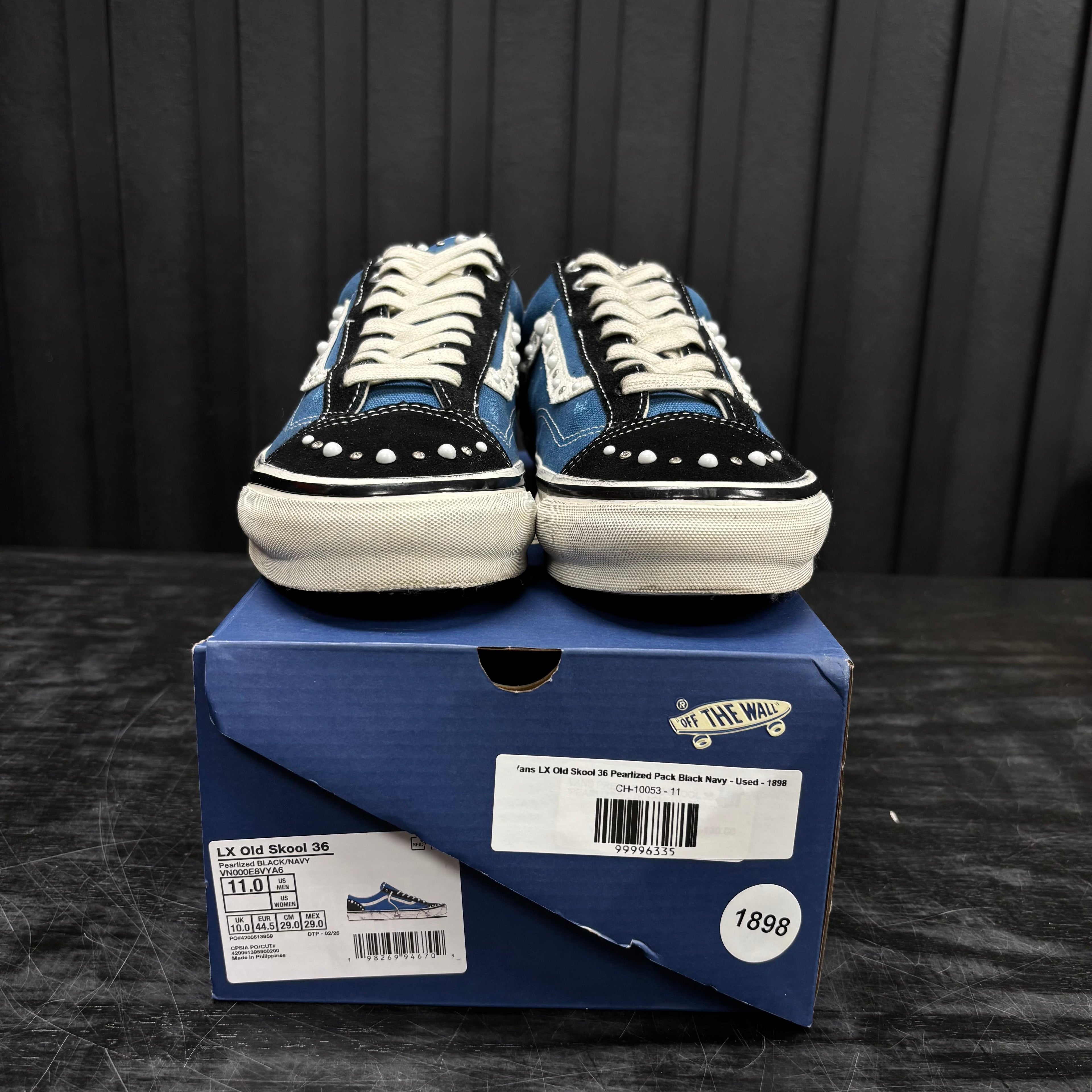 Vans LX Old Skool 36 Pearlized Pack Black Navy - Used - 1898