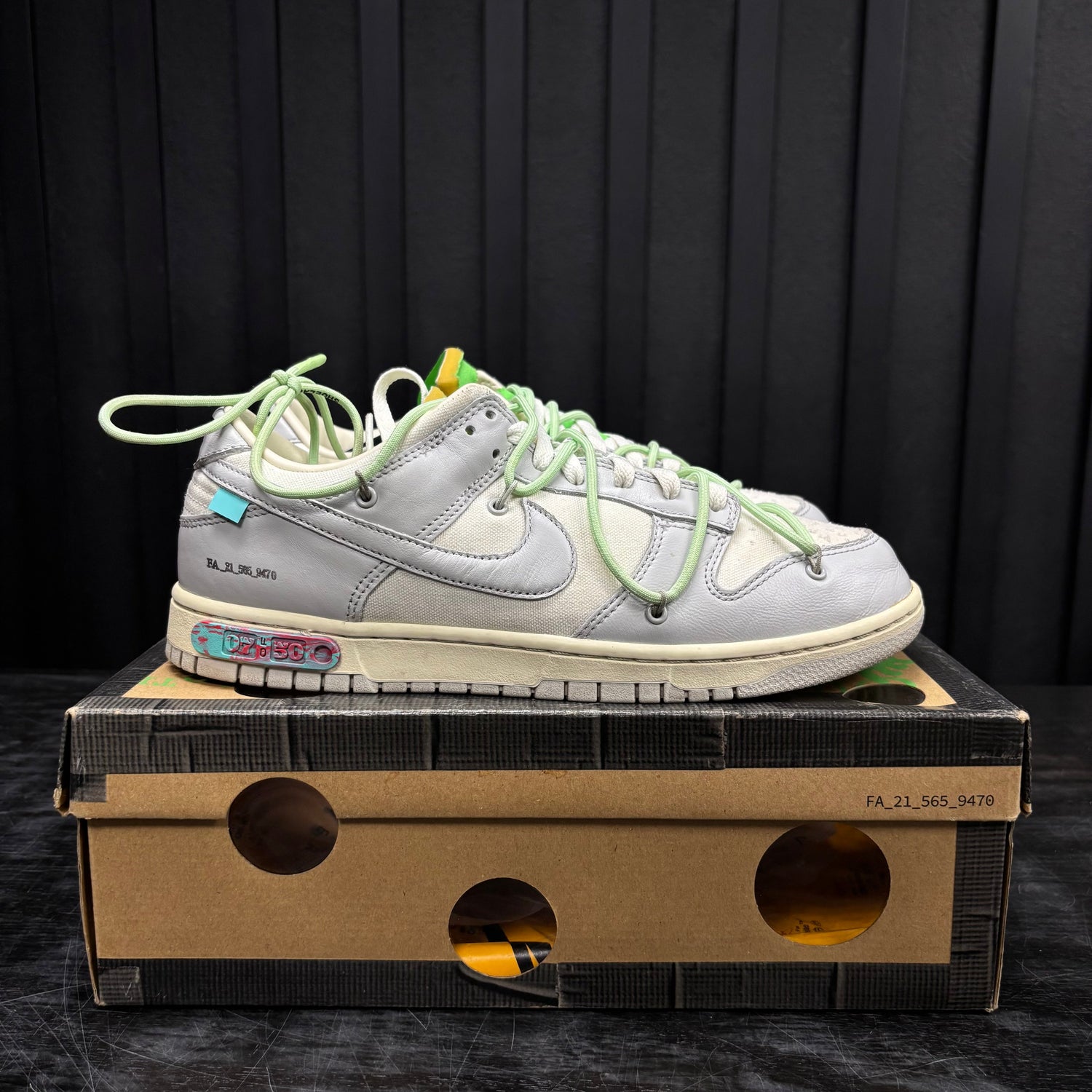 Nike Dunk Low Off-White Lot 7 - Used - 1906