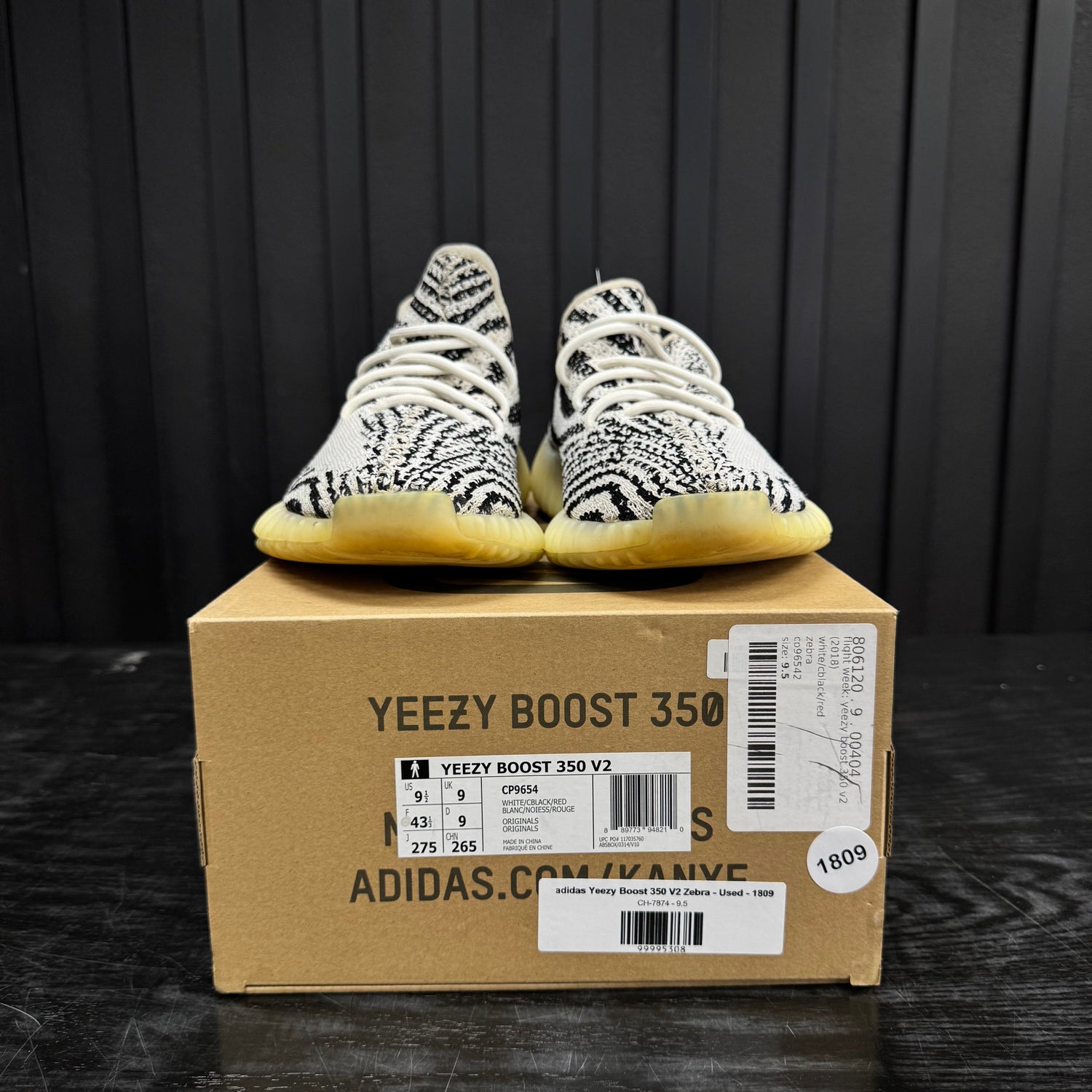 adidas Yeezy Boost 350 V2 Zebra - Used - 1809