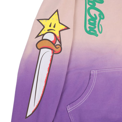 Death And Glory Full Zip Hoodie (Purple)