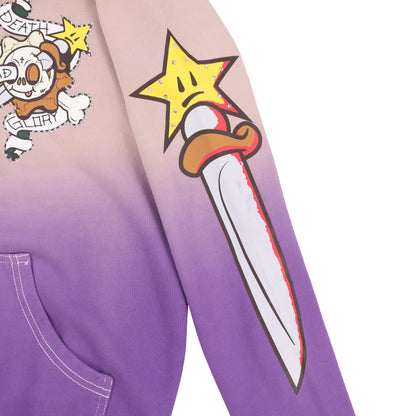 Death And Glory Full Zip Hoodie (Purple)