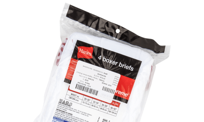 Hanes Tagless Boxer Briefs (4) "White" SU0642