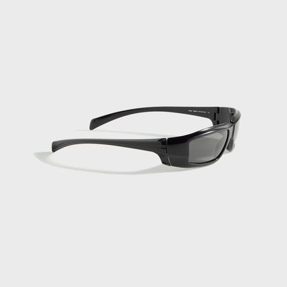 Rick Owens Sunglasses - Black Temple / Black Lens