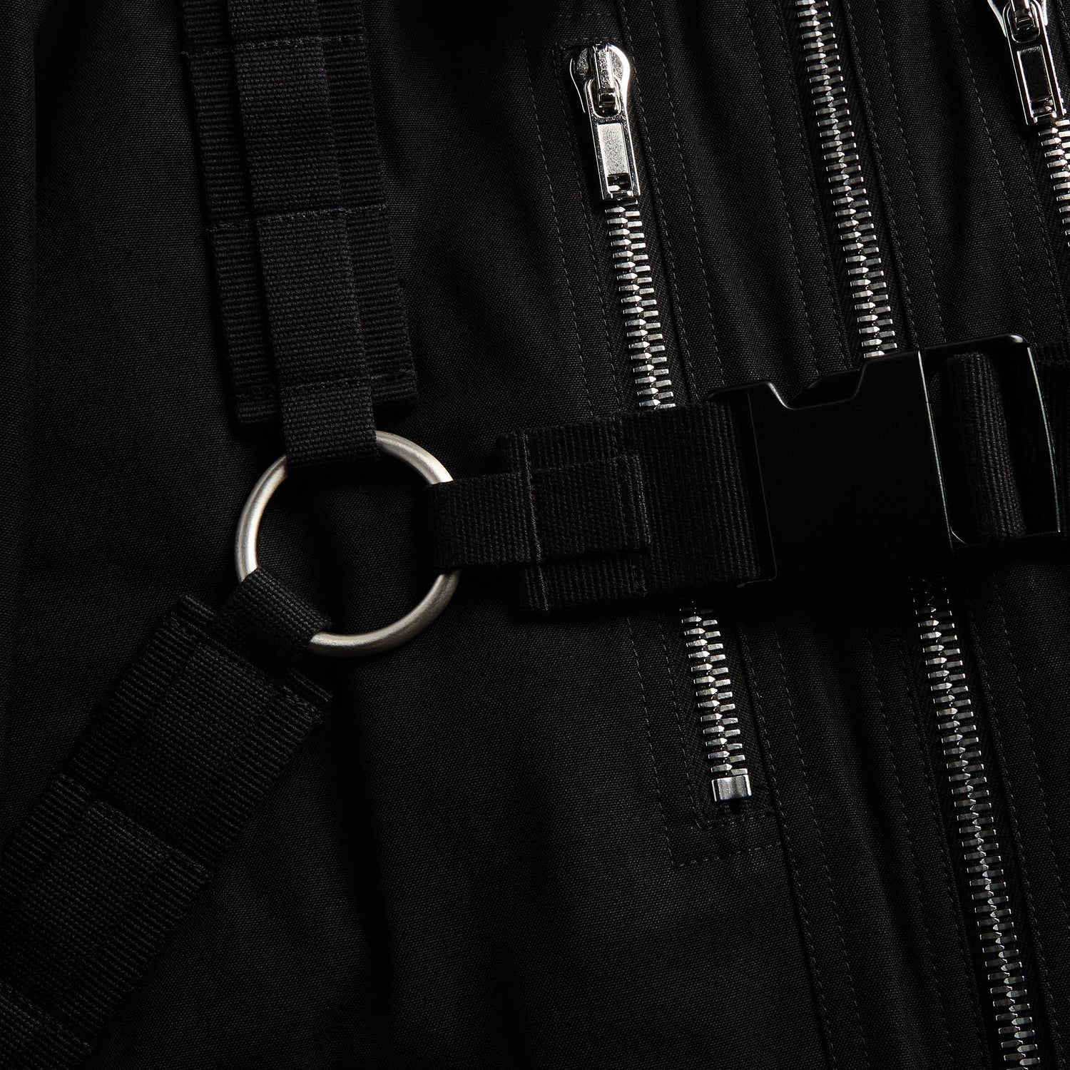 Rick Owens Blixa Cargo Bomber Jacket - Black