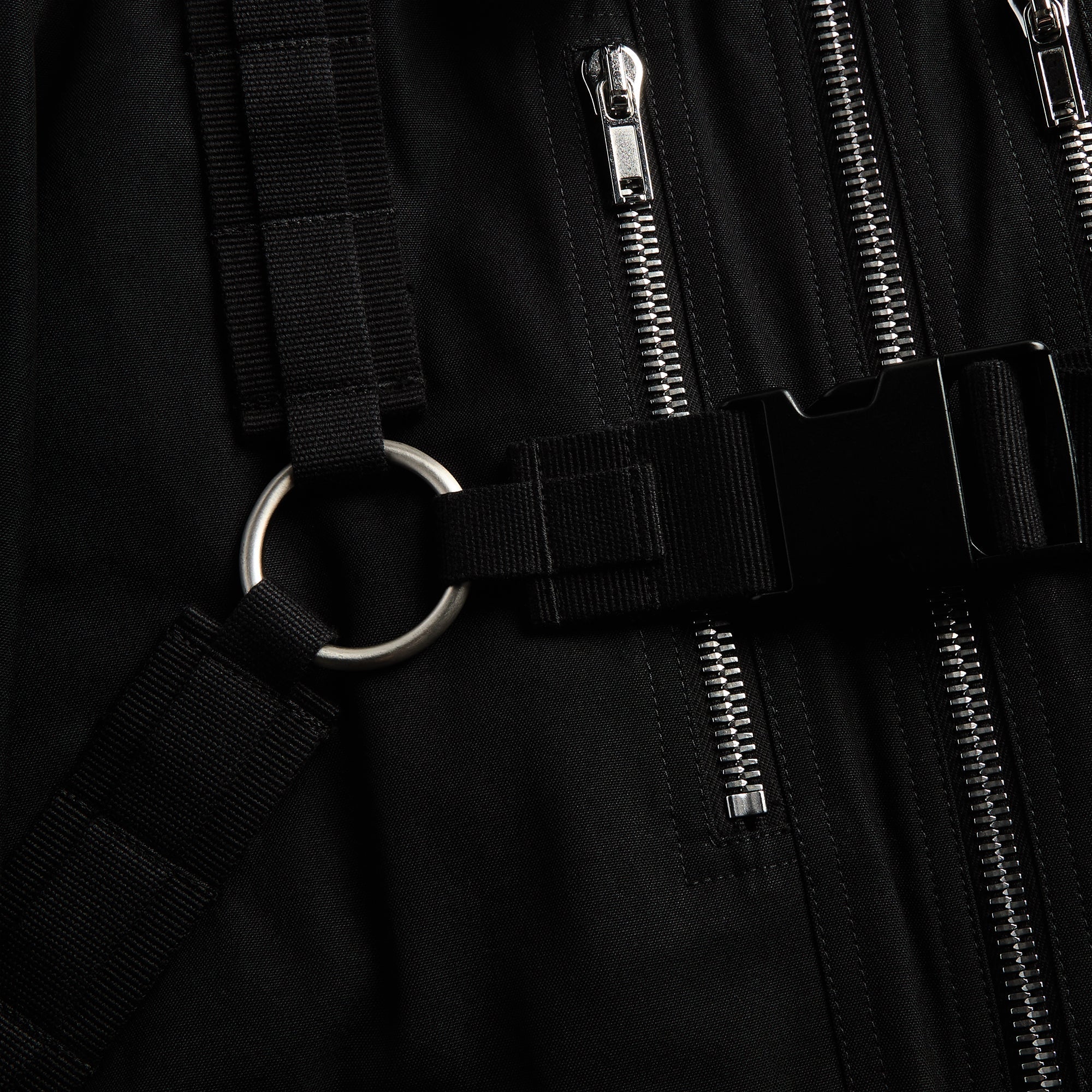 Rick Owens Blixa Cargo Bomber Jacket - Black