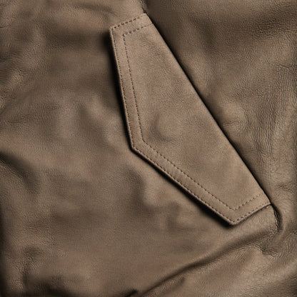 Rick Owens Secchia Flight Bomber Jacket - Dust