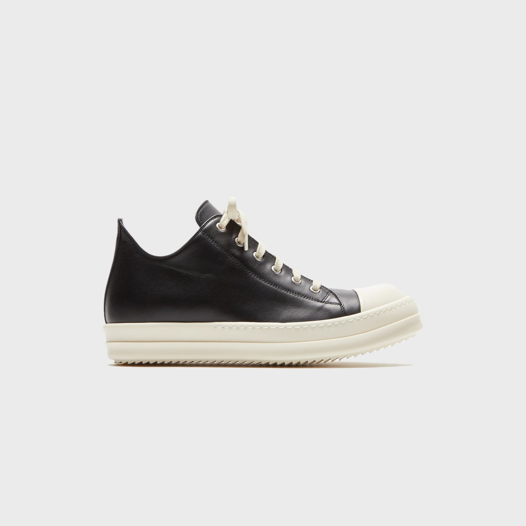 Rick Owens Low Sneaks – Black / Milk