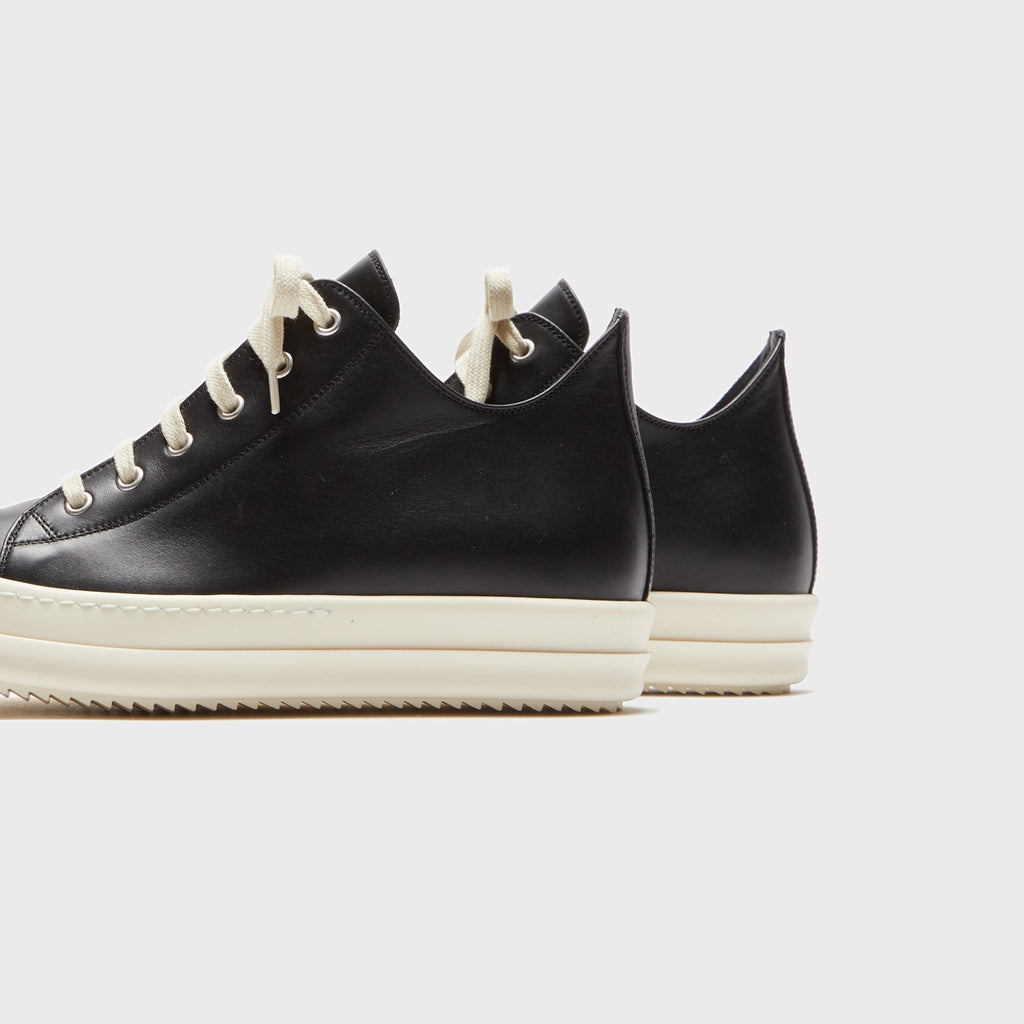 Rick Owens Low Sneaks – Black / Milk