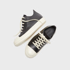 Rick Owens Low Sneaks – Black / Milk