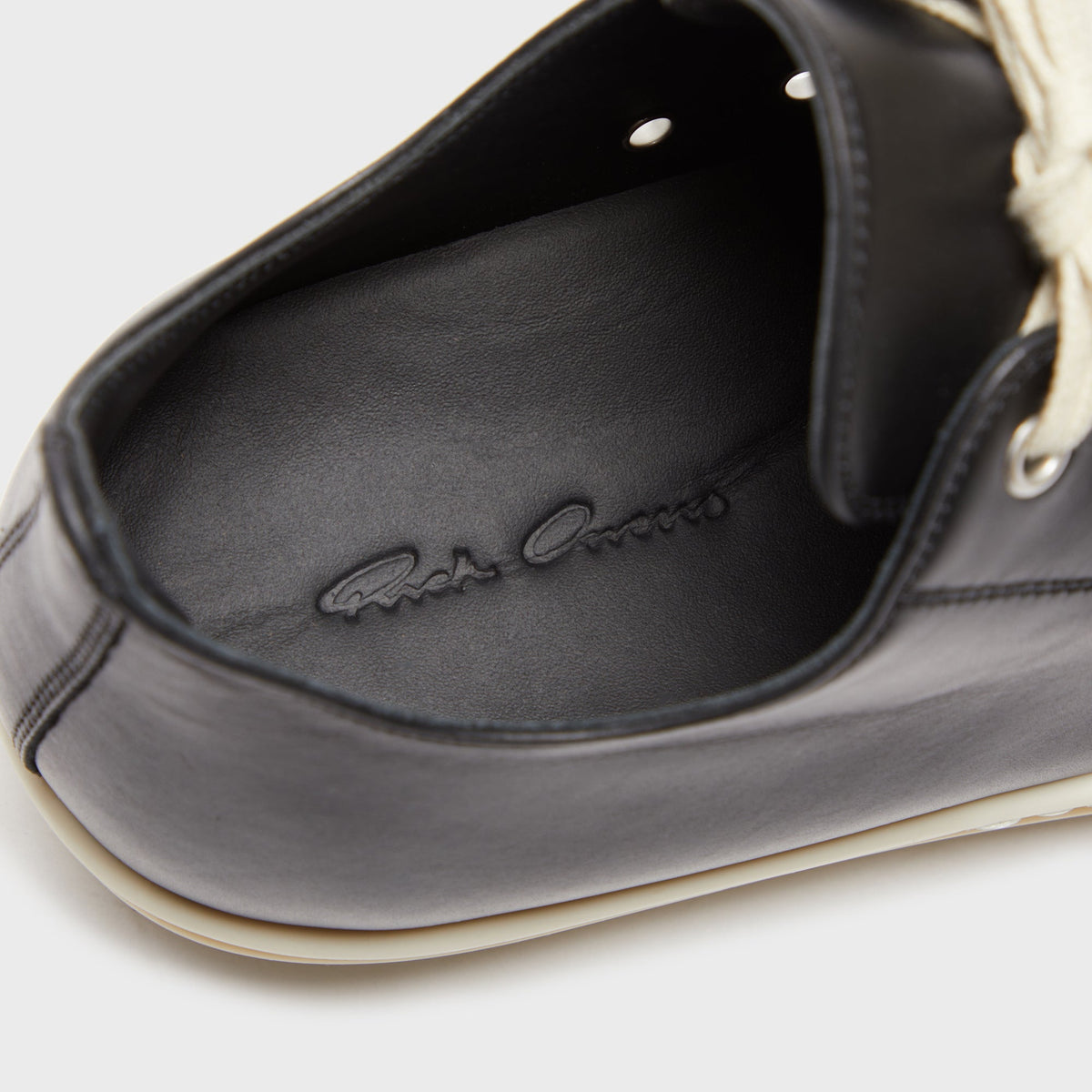 Rick Owens Low Sneaks – Black / Milk