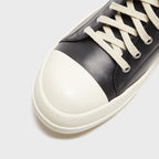 Rick Owens Low Sneaks – Black / Milk