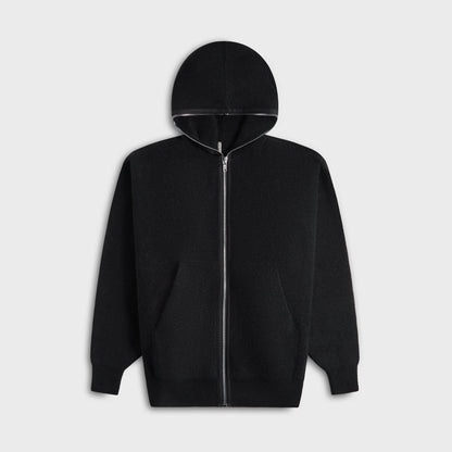 Rick Owens Alpaca Gimp Hoodie - Black