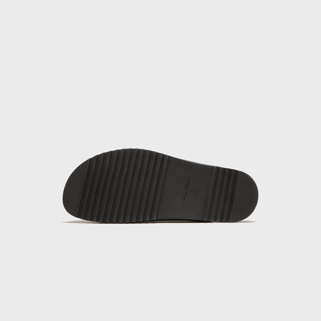 Rick Owens Black Temple Mule Granola Loafers – Pelle Black