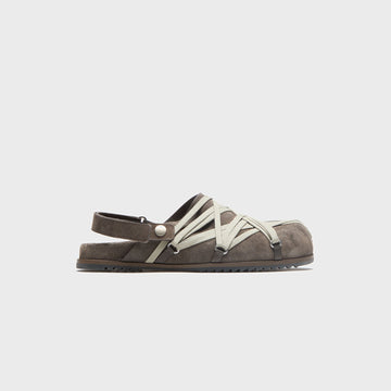 Rick Owens Megalace Mules – Granola Dust