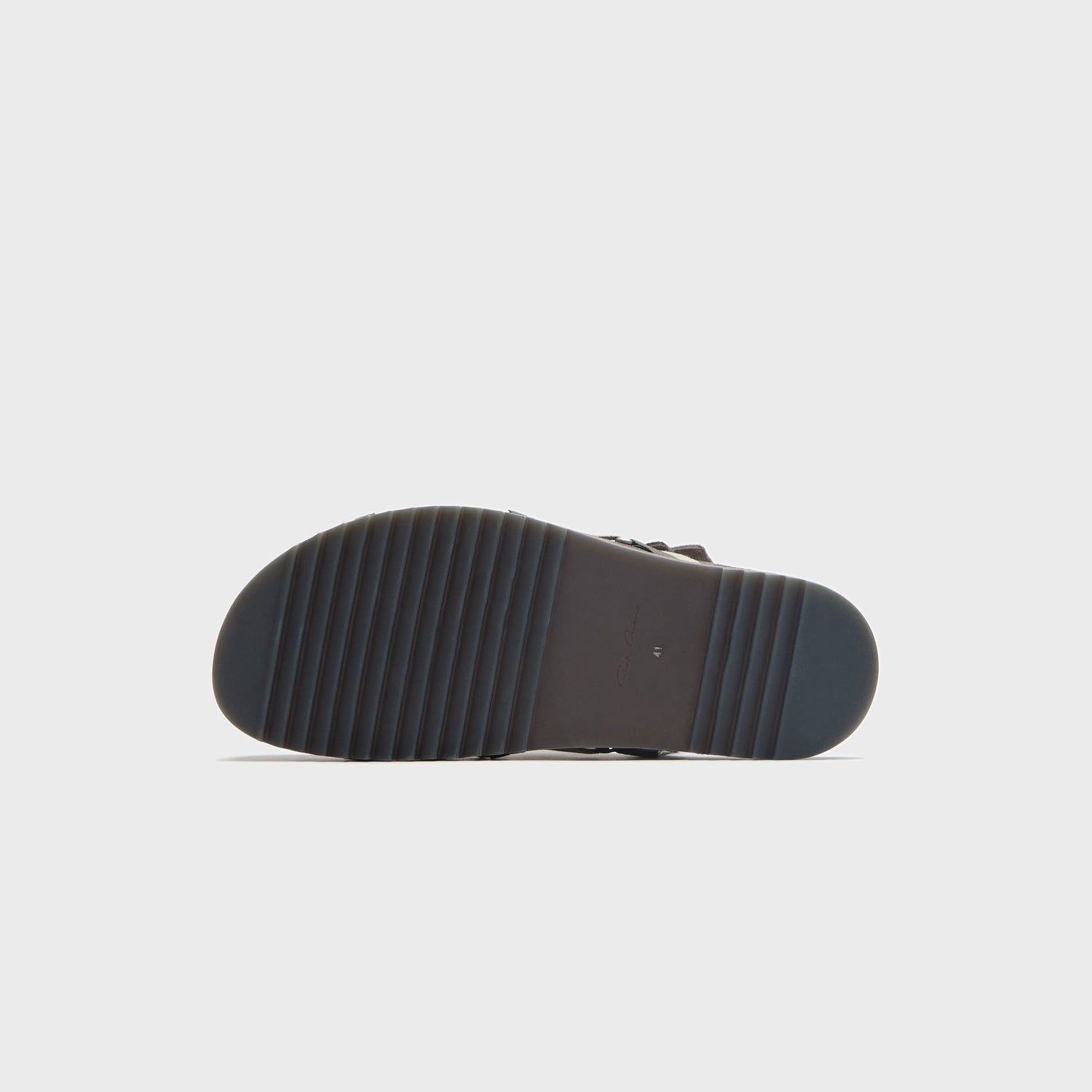 Rick Owens Megalace Mules - Granola Dust