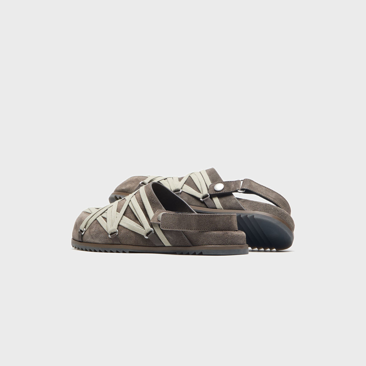 Rick Owens Megalace Mules – Granola Dust