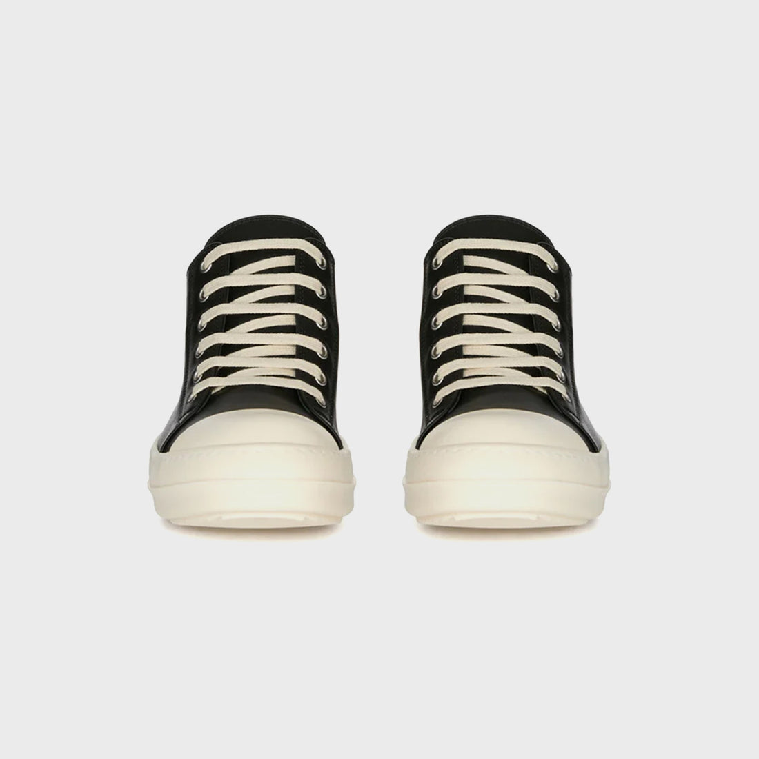 Rick Owens Low Sneaks – Grease / Milk