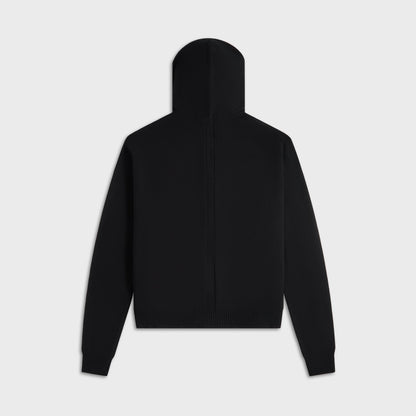 Rick Owens Zipped Hoodie - Black