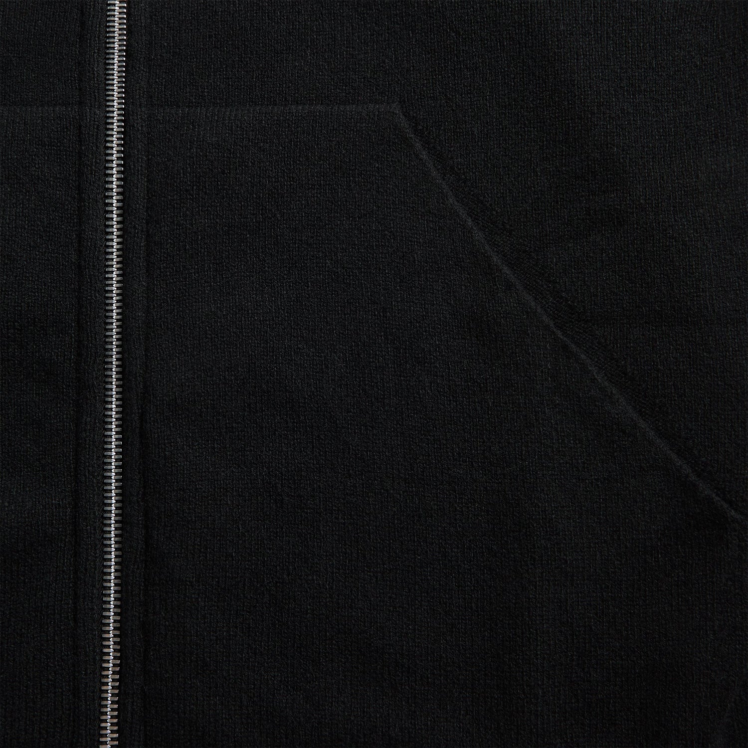 Rick Owens Zipped Hoodie - Black