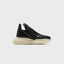 Rick Owens Scarpe Pelle Geth Runner – Black / Milk / Milk
