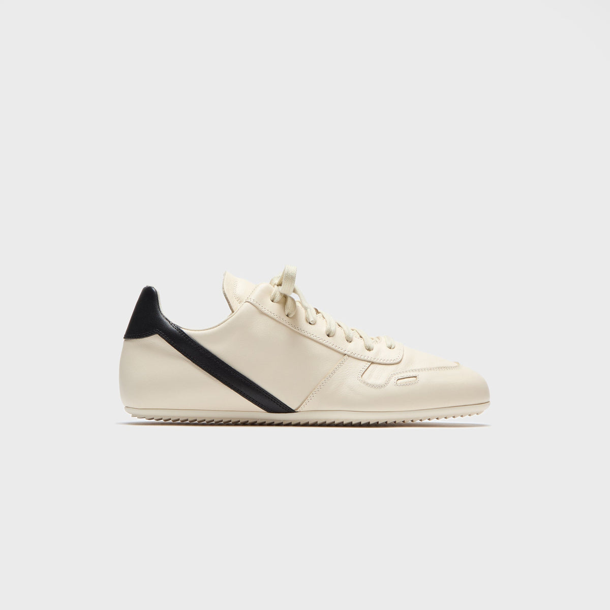 Rick Owens Concordians Minimal Sneaks – Milk / Black / Milk Main image