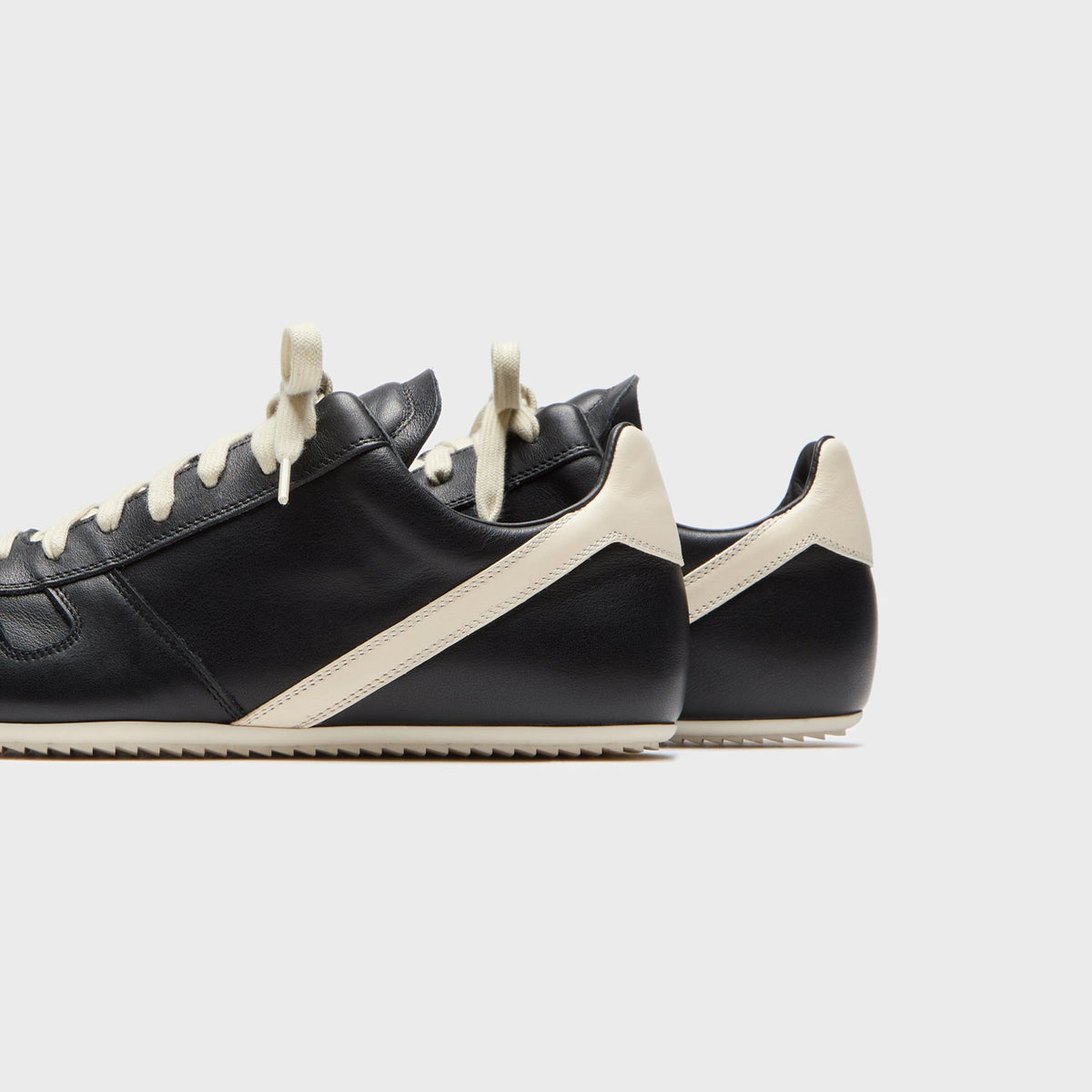 Rick Owens Concordians Minimal Sneaks – Black / Milk / Milk