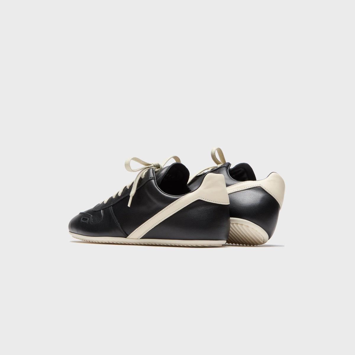 Rick Owens Concordians Minimal Sneaks – Black / Milk / Milk