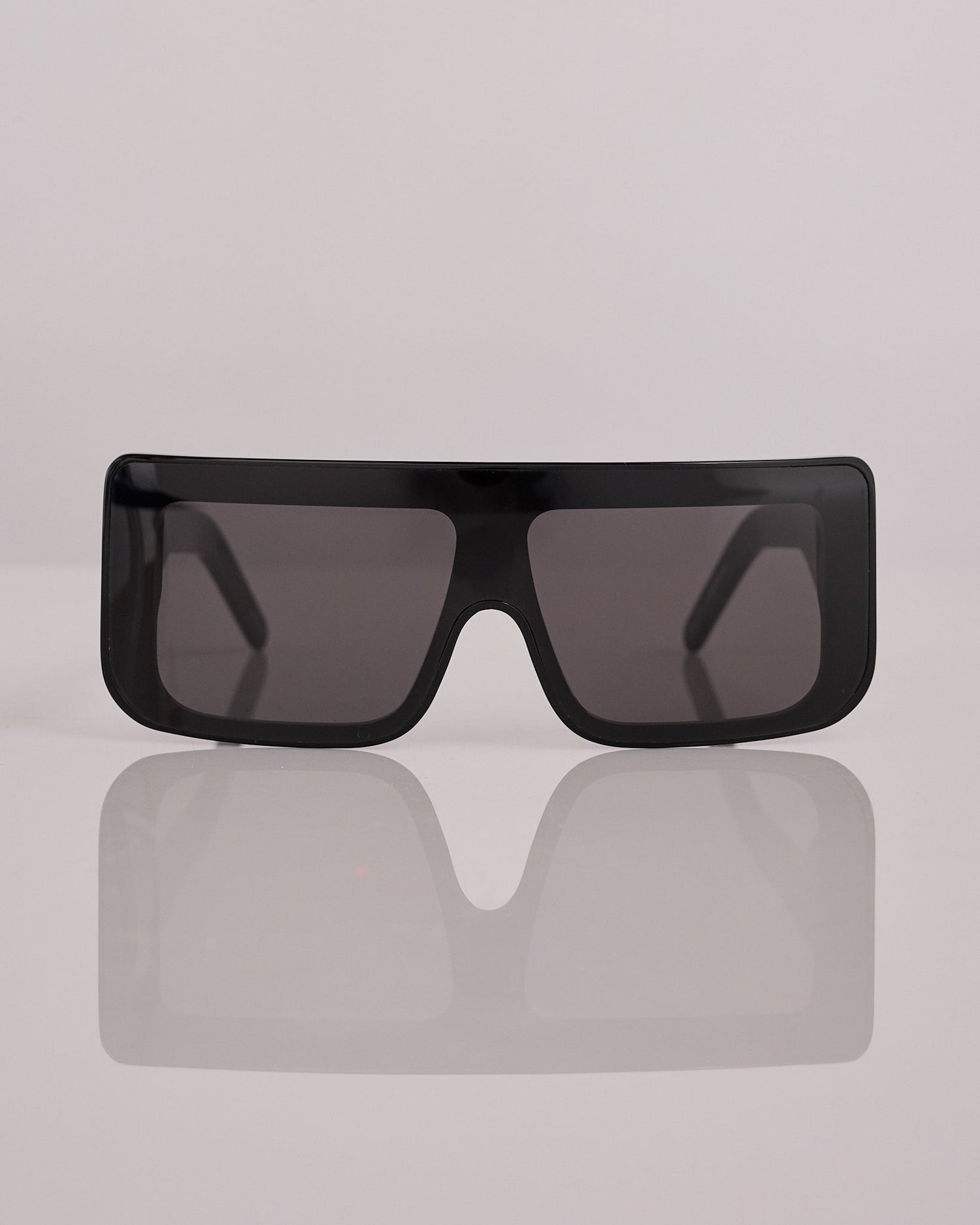 Rick Owens Documenta Temple Sunglass Black Black