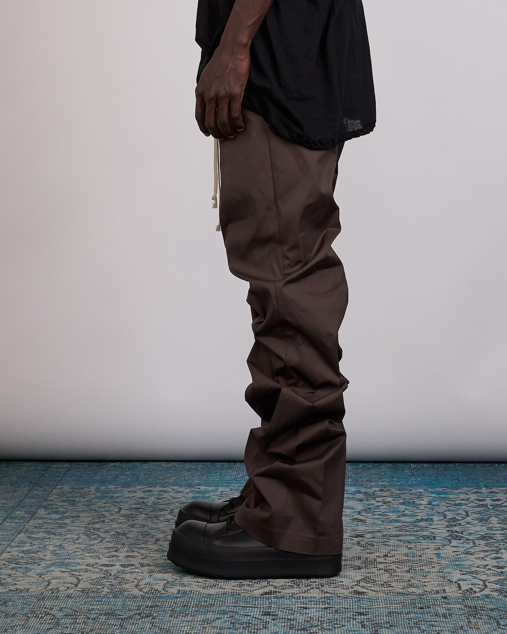 Rick Owens Drawstring Dietrich Pant TE Dark Dust