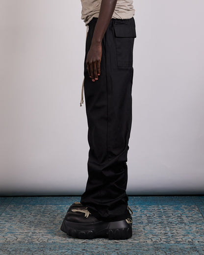 Rick Owens Drawstring Dietrich Pant TE Stretch Poplin Black