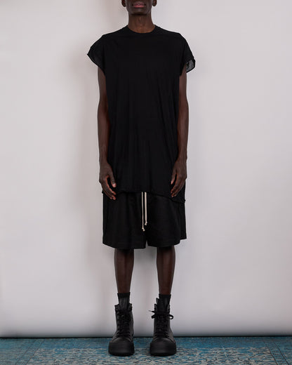 Rick Owens Faun Short Ramie Moleskin Black