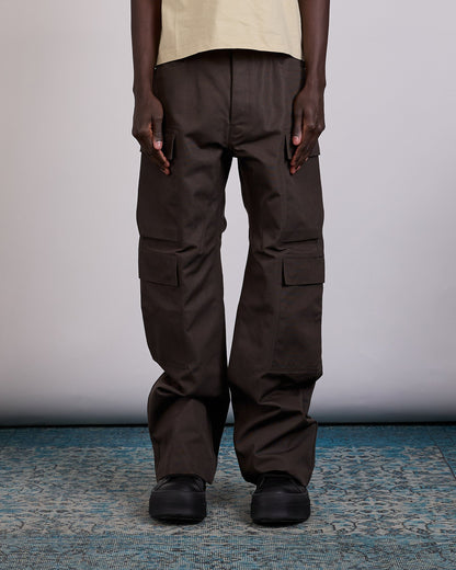 Rick Owens Geth Cargo Jean Cordura Cotton Dark Dust