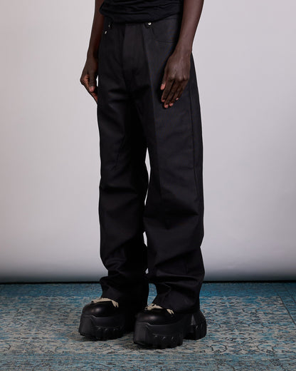 Rick Owens Geth Jean Cordura Cotton Black