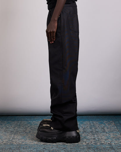 Rick Owens Geth Jean Cordura Cotton Black