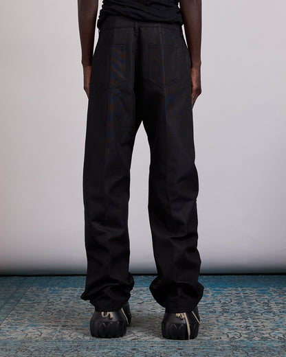 Rick Owens Geth Jean Cordura Cotton Black