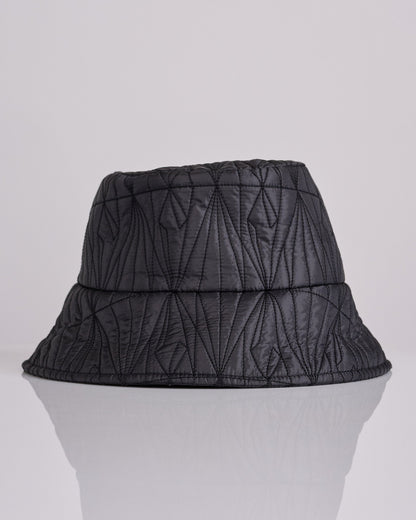 Rick Owens x Moncler Bucket Hat Quilted Lightweight Duvet Black